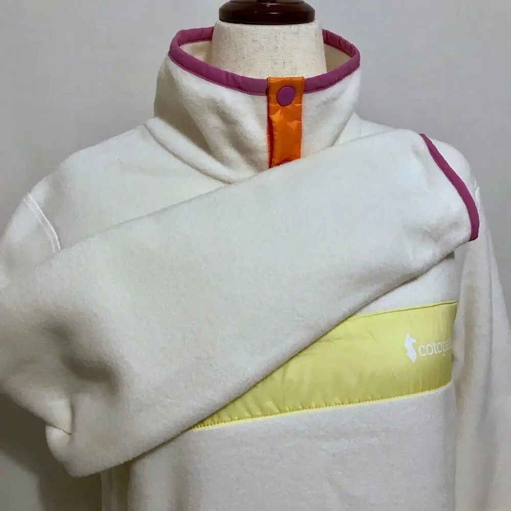 Cotopaxi NWT Ivory Teca Fleece Pullover Jacket Women XL *Pls See Description*